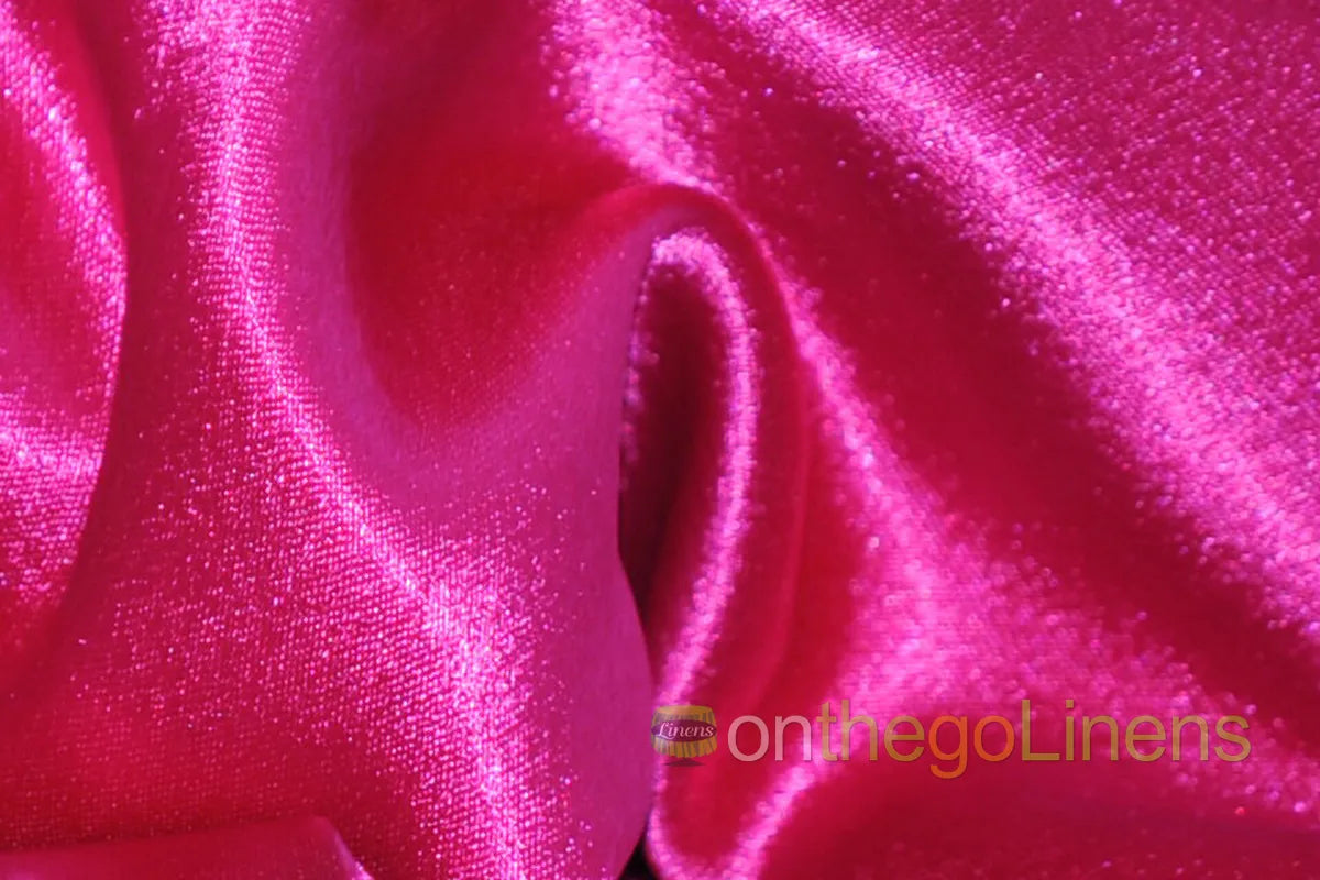 Crepe Back Satin Hot Pink