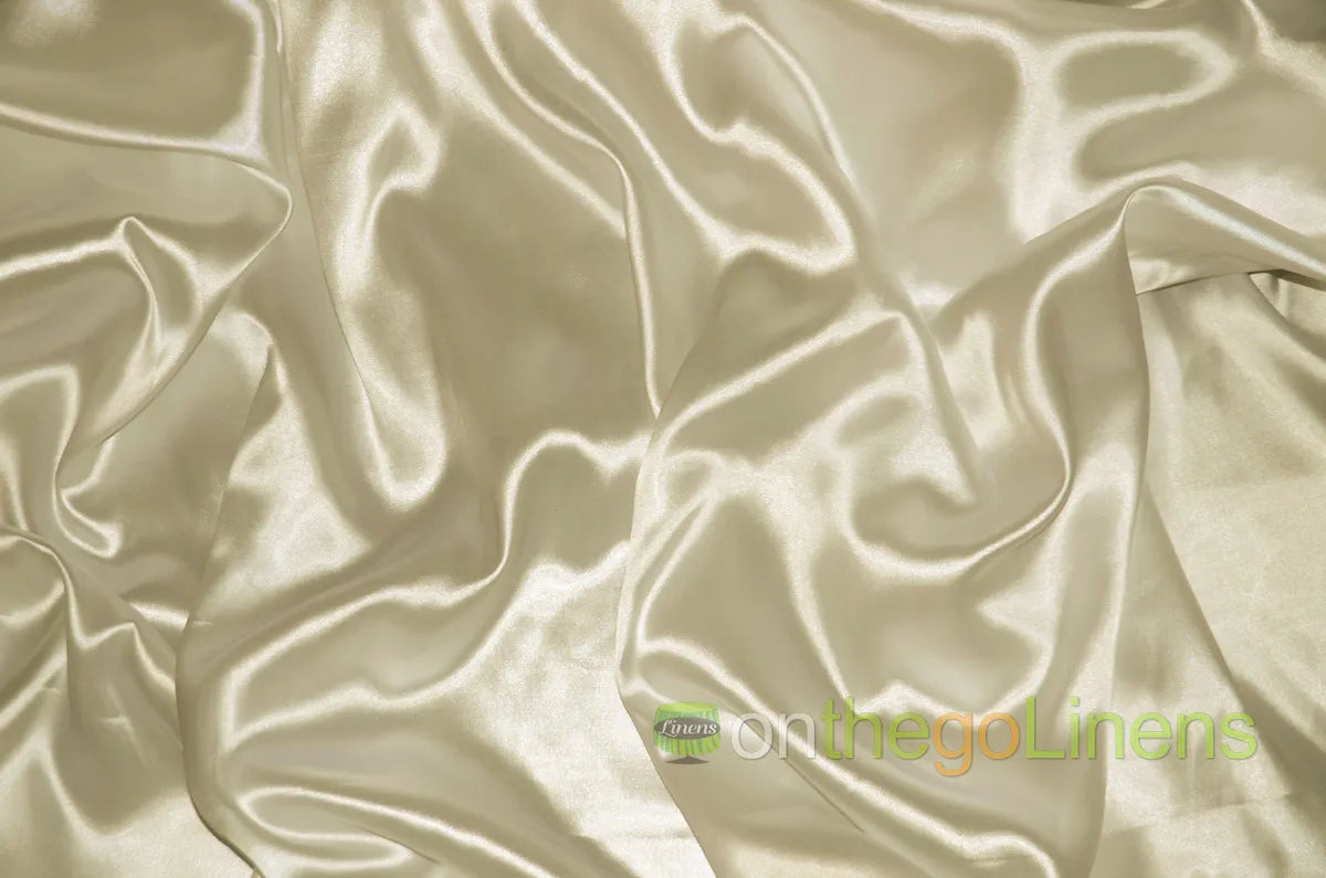 Charmeuse Satin Table Linens, Table Overlays, Table Drapes and Banquets | Multiple IFR Satin Colors |