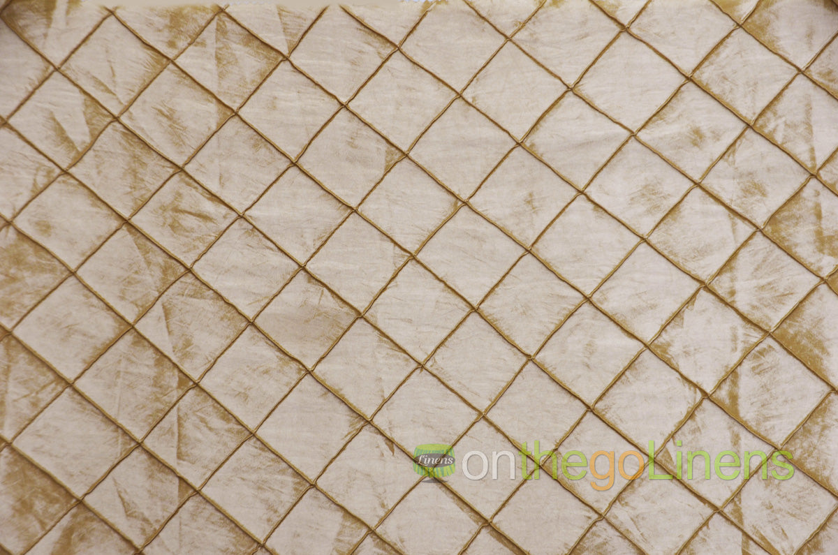 Pintuck 2x2 Fabric by the Yard | Diamond Taffeta Fabric | 52" wide | Multiple Colors |