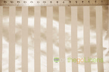 Bridal Satin 1" Tuxedo Stripe Table Linens, Overlays, Table Drapes and Banquets | Multiple Colors |