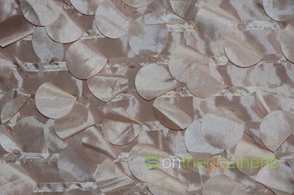 Petal Taffeta Fabric by the Yard | Round Hanging Petal Taffeta Fabric |
