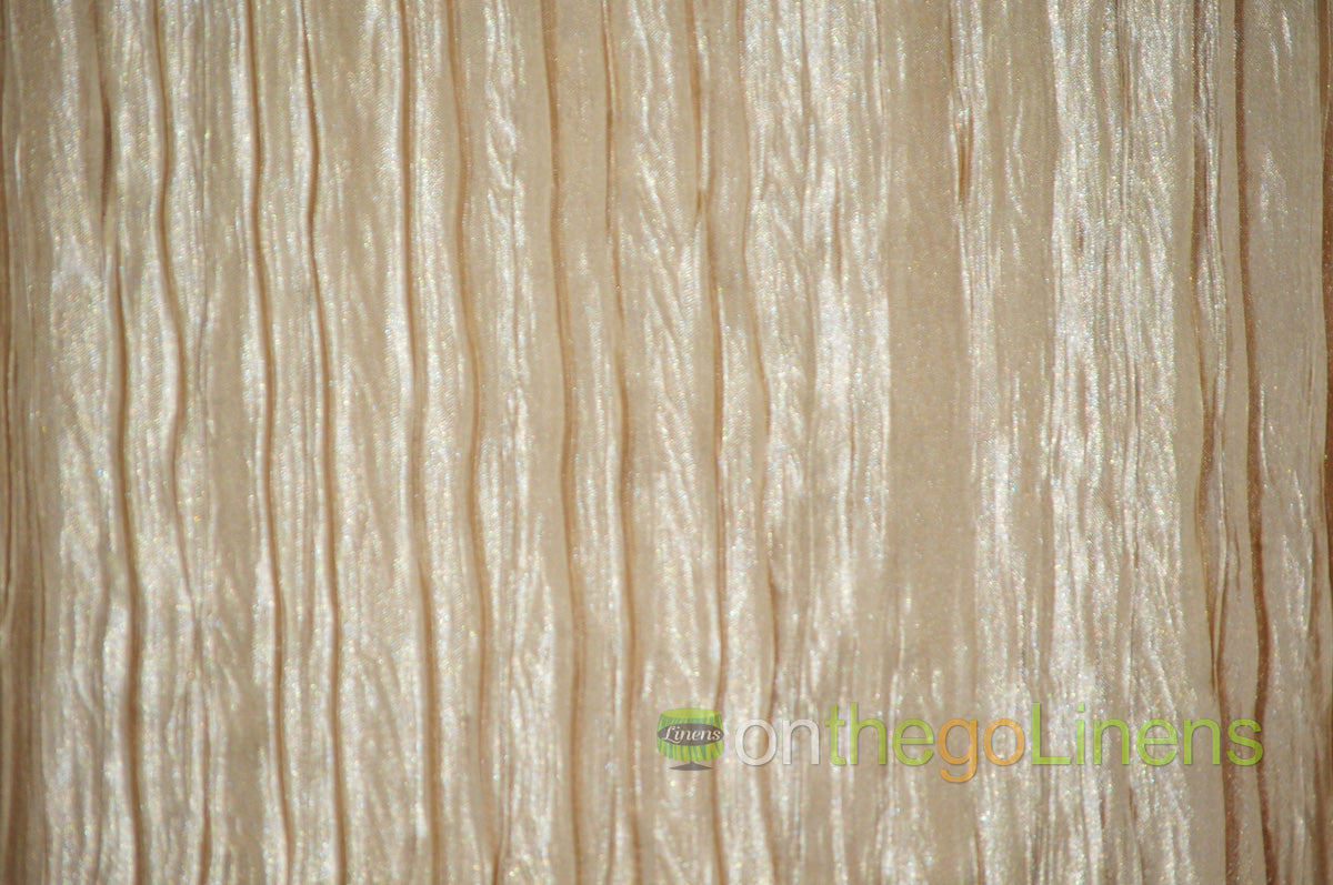 Italian Crush Satin Table Linens | Multiple Colors | 100% Polyester |