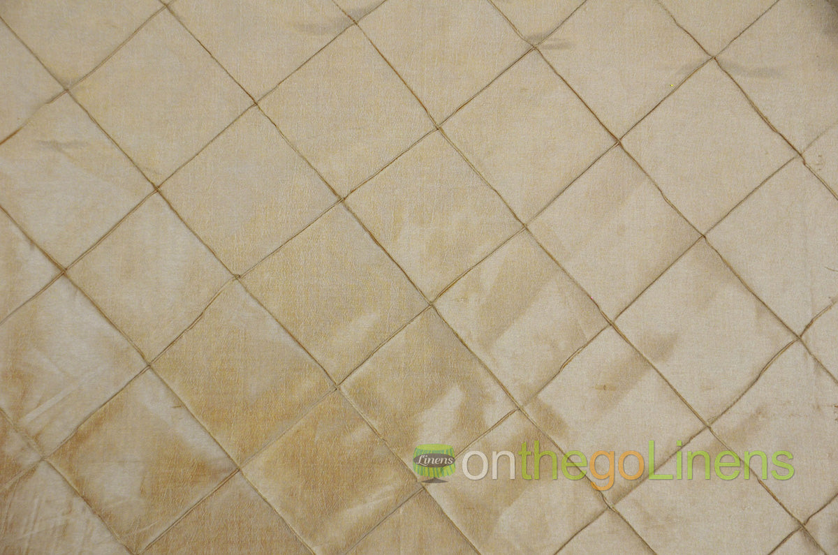 Pintuck 4x4 Fabric by the Yard | Diamond Taffeta Fabric | 52" wide | Multiple Colors |