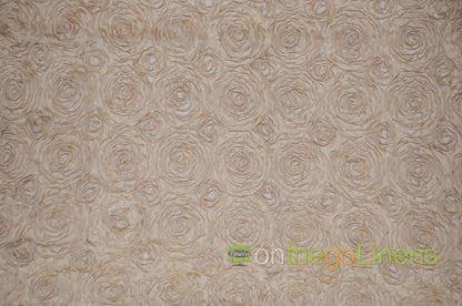Wedding Chiffon Fabric by the Yard | 3d raised Chiffon Flower Fabric | 100% Polyester |