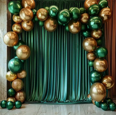 Charmeuse Satin Event Drapery Panels | IFR Charmeuse Satin Curtains | Multiple Colors |