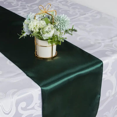 Charmeuse Satin Table Runners | Multiple Colors | IFR Satin Table Runners |