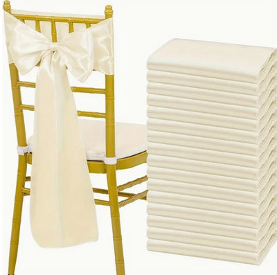 Charmeuse Satin Napkins & Chair Sashes | IFR Satin Fabric | Multiple Colors |