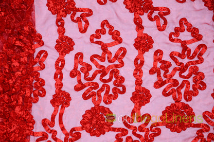 Luxury Organza Fabric by the Yard | Sheer Organza Embroidery Fabric | 54" Wide | Multiple Colors |