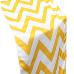 Lamour Satin Chevron Print Table Runners | Chevron Print Table Runners | Multiple Colors |