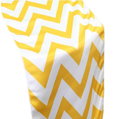 Lamour Satin Chevron Print Table Runners | Chevron Print Table Runners | Multiple Colors |