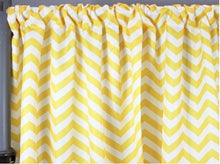 Lamour Satin Chevron Print Event Drapery Panels | Chevron Print Curtains | Multiple Colors |