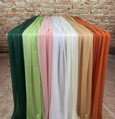 IFR Two Tone Chiffon Table Overlays | Cationic Chiffon Table Overlays | Multiple Colors |