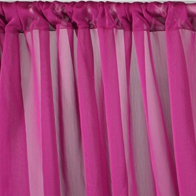 IFR Two Tone Chiffon Event Drapery Panels | Cationic Chiffon Curtains | Inherently Fire Retardant |