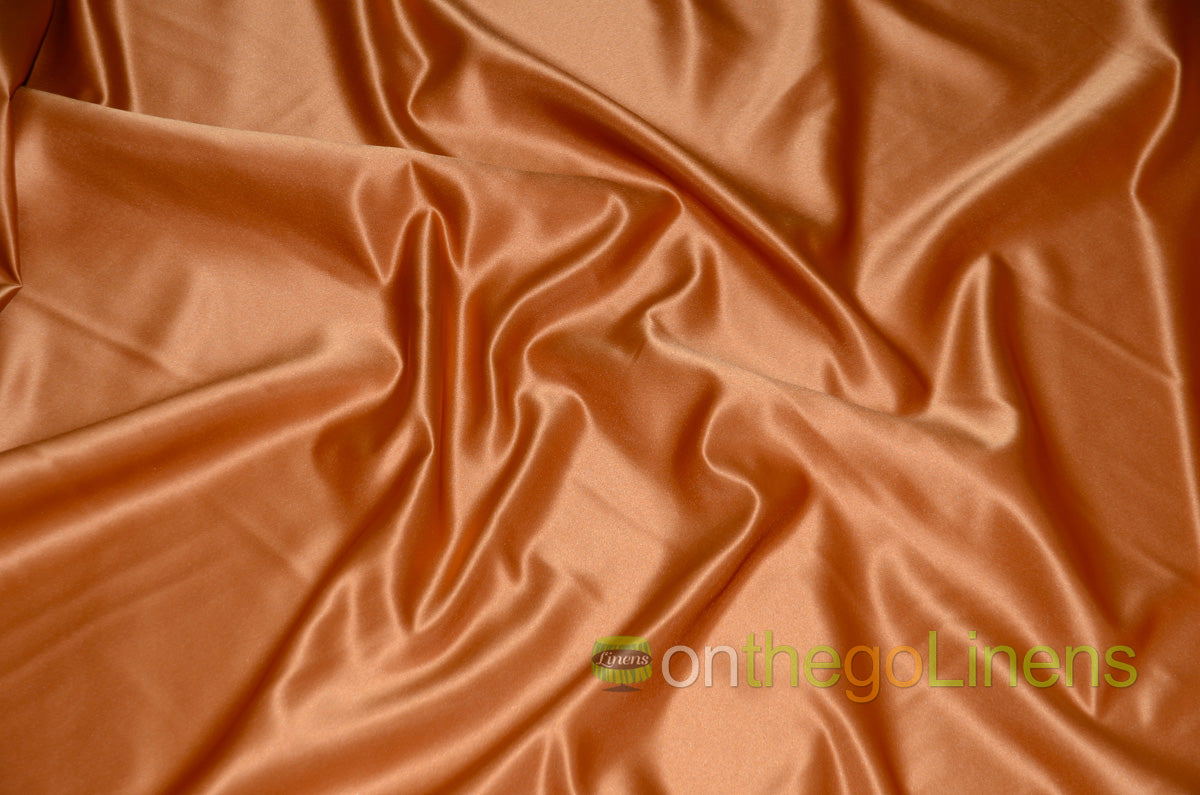 Lamour Satin Fabric by the Yard & Bolt | 100% Polyester Semi Dull Heavy Satin Fabric | 60" Wide | Multiple Colors |
