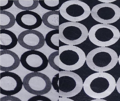 Reversible Contempo Brocade Fabric by the Yard | Silver and Gold | 60" Wide |