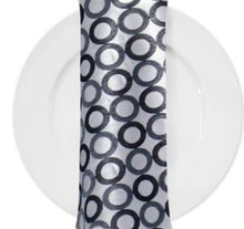 Reversible Contempo Brocade Napkins | Silver and Gold Contempo Napkins |