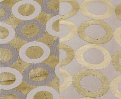 Reversible Contempo Brocade Napkins | Silver and Gold Contempo Napkins |