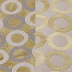 Reversible Contempo Brocade Fabric by the Yard | Silver and Gold | 60" Wide |