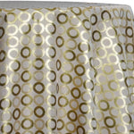 Reversible Contempo Brocade Table Linens, Table Overlays, Table Drapes and Banquets |