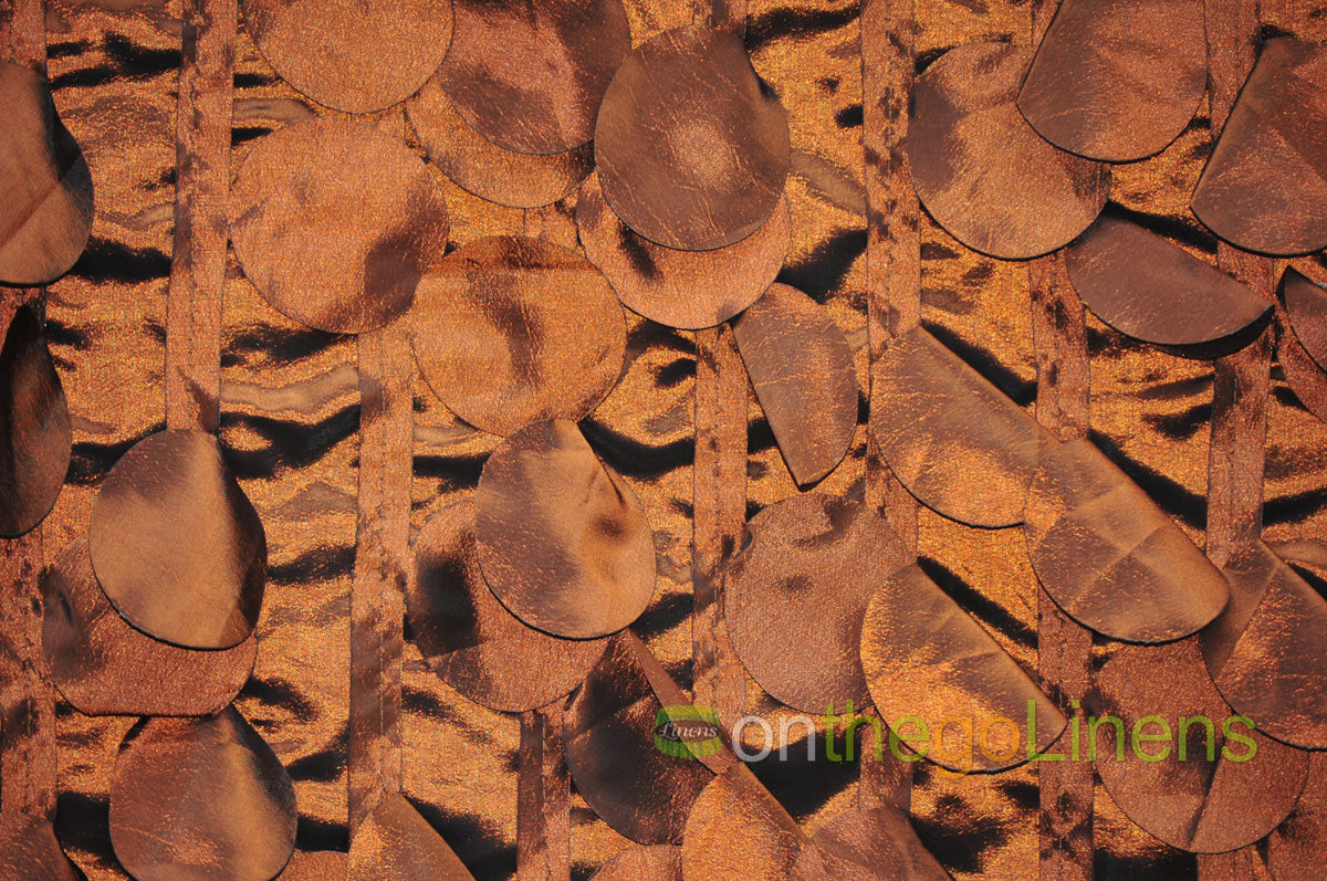Petal Taffeta Fabric by the Yard | Round Hanging Petal Taffeta Fabric |