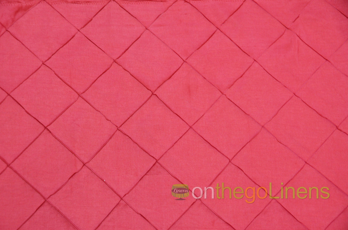 Pintuck 4x4 Fabric by the Yard | Diamond Taffeta Fabric | 52" wide | Multiple Colors |