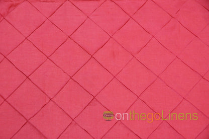 Pintuck 4x4 Fabric by the Yard | Diamond Taffeta Fabric | 52" wide | Multiple Colors |