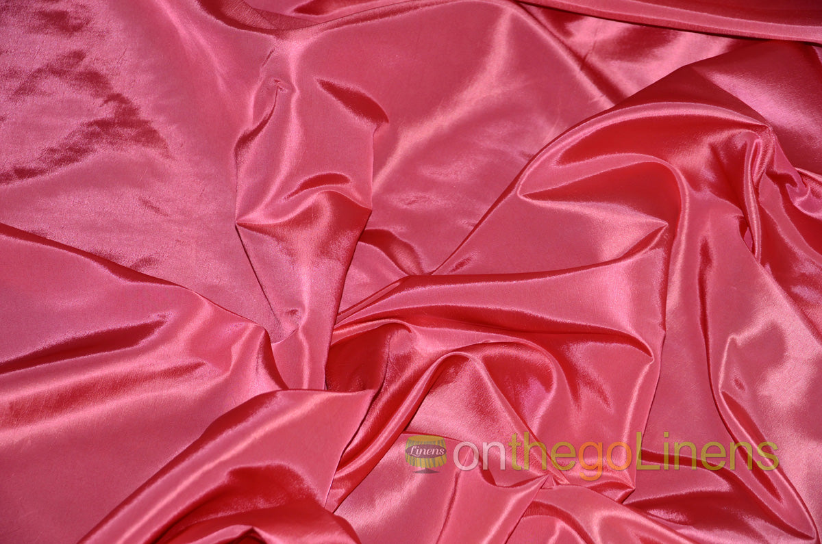 Stretch Taffeta Fabric by the Yard | Spandex Taffeta Fabric | 60" wide | Multiple Colors |