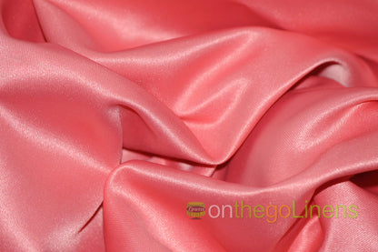Stretch Lamour Satin Fabric by the Yard | Stretch Matte Satin | Stretch Duchess Satin Fabric for Bridal, Wedding, Costumes |