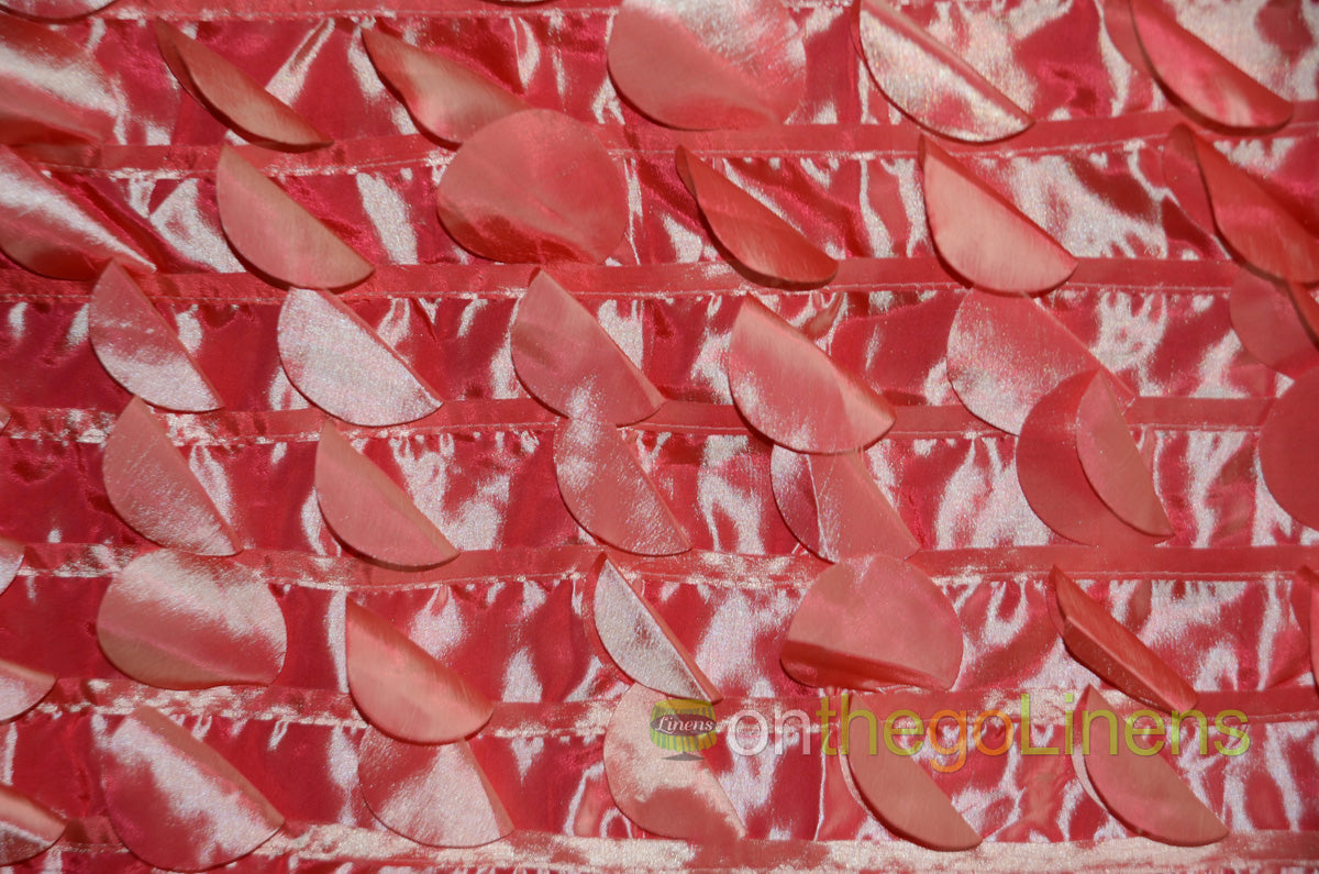 Petal Taffeta Fabric by the Yard | Round Hanging Petal Taffeta Fabric |