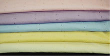 60" Wide Polyester Cotton Eyelet Embroidery Fabric by the Yard | No Border | Multiple Colors |