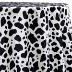 Silky Soft Charmeuse Cow Tablecloths, Table Overlays, Table Drapes & Banquets |
