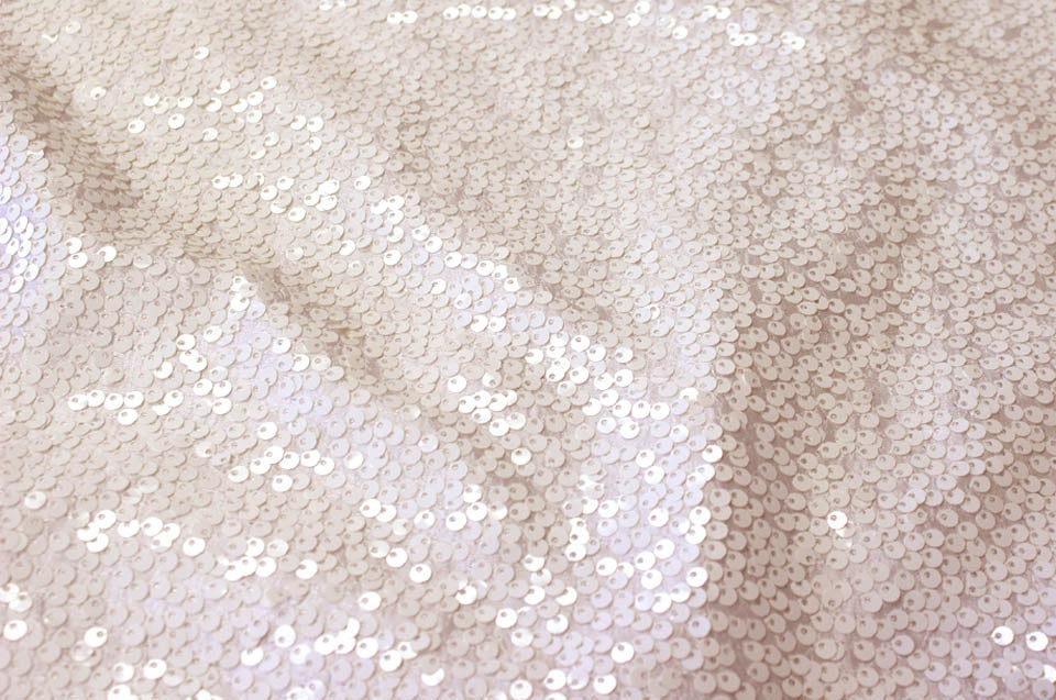 Taffeta Sequins Fabric by the Yard | Sequins Taffeta Fabric in Multiple Colors | 54" Wide |