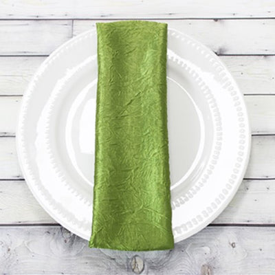 Crush Charmeuse Napkins and Chair Sashes | Crush Bichon Napkins & Sashes |