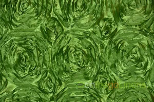Rosette Satin Fabric by the Yard | 54" Wide | 3d Rose Satin Fabric |