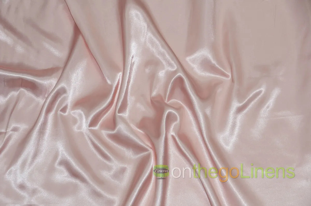 Stretch Charmeuse Fabric by the Yard | Silky Soft Stretch Satin Fabric | 4% Spandex | Multiple Colors |
