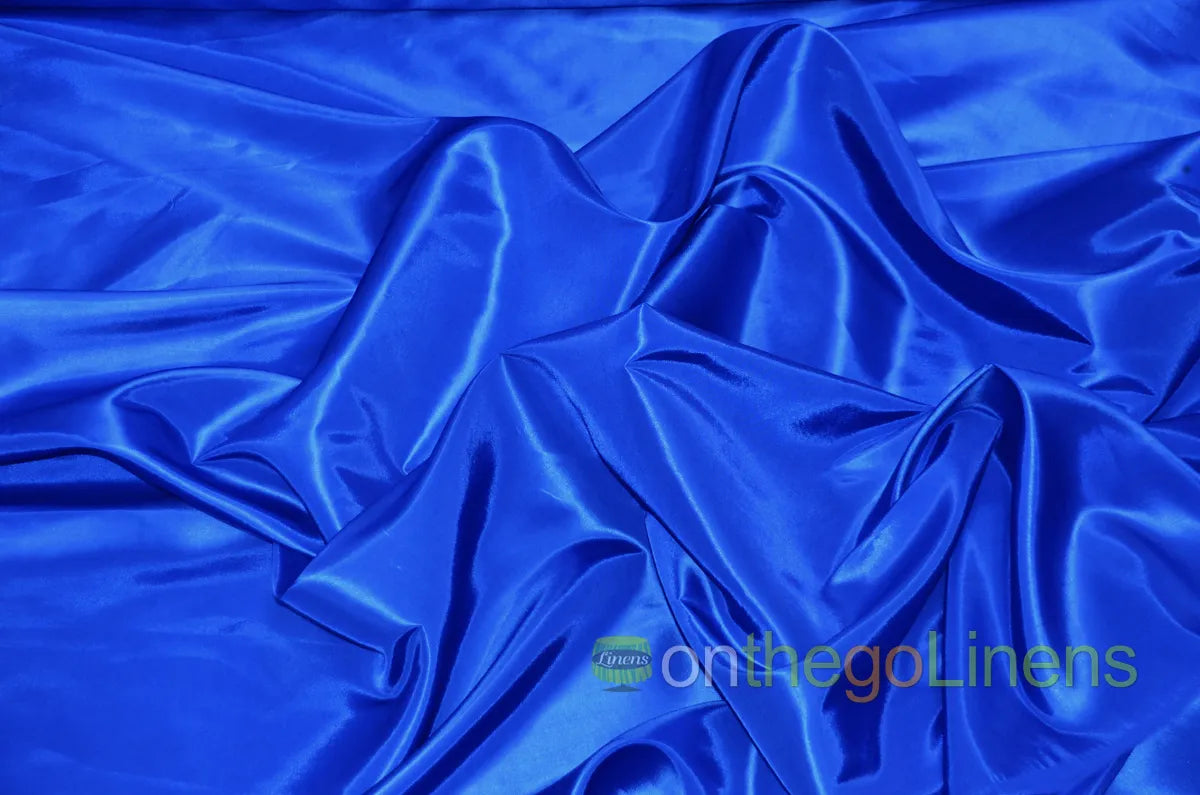 Taffeta Fabric by the Yard | Non Stretch Taffeta | 60" Wide | 75 Colors Available | Wholesale Bolt Available |