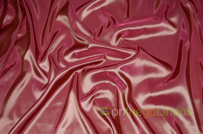 Taffeta Fabric by the Yard | Non Stretch Taffeta | 60" Wide | 75 Colors Available | Wholesale Bolt Available |