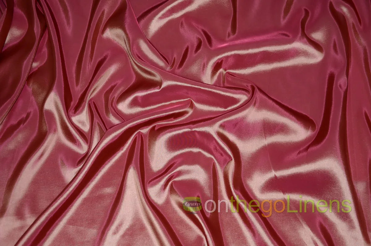 Magenta Gold Solid Taffeta