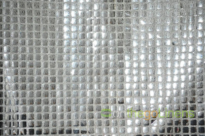 Silver Quad Sequins