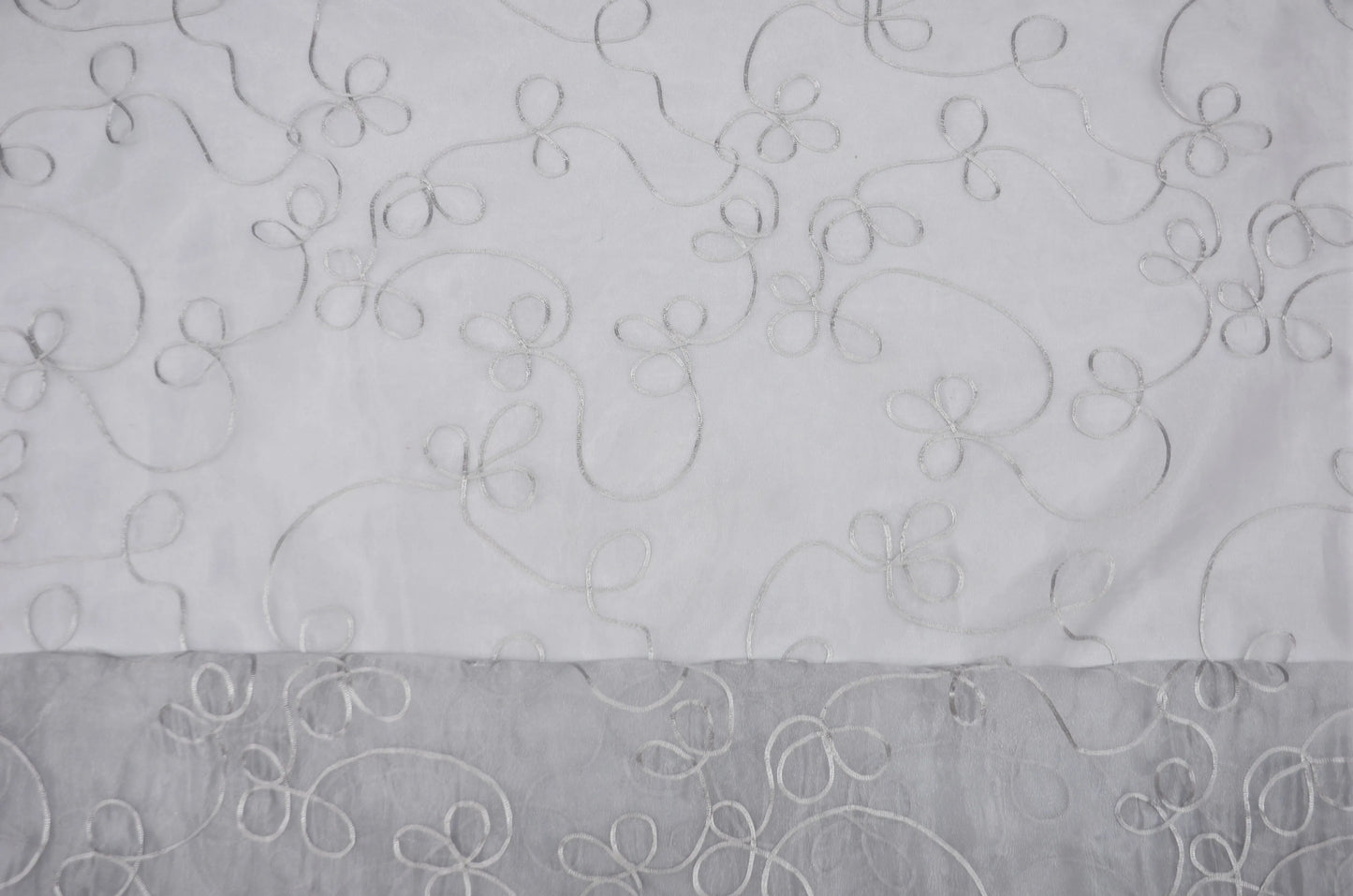 Fantasia Sheer Embroidery Fabric by the Yard | Organza Embroidery Fabric | 54" wide | Multiple Colors