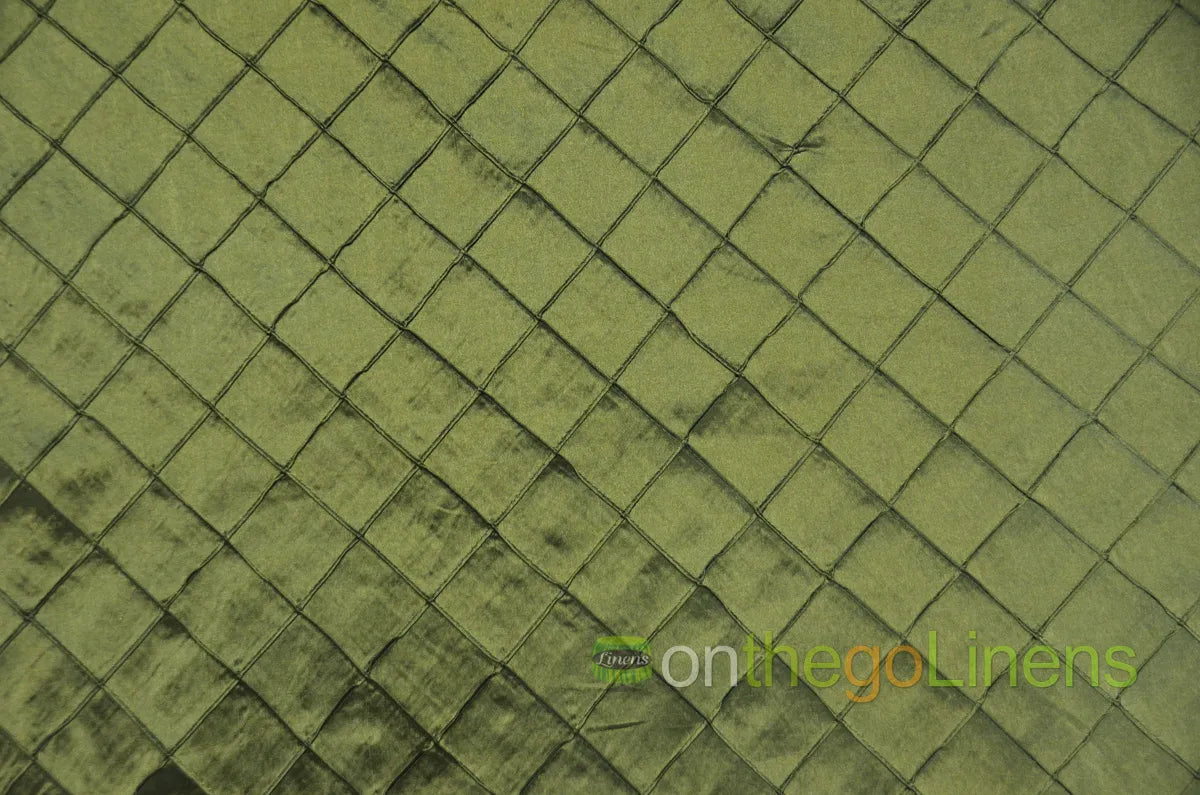 Pintuck 2x2 Olive