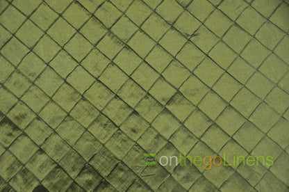 Pintuck 2x2 Olive