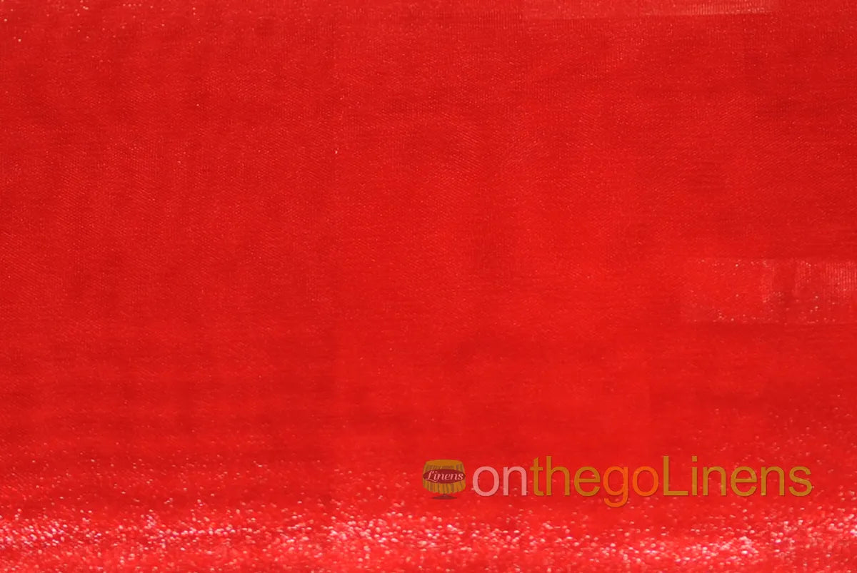 Crystal Organza Red