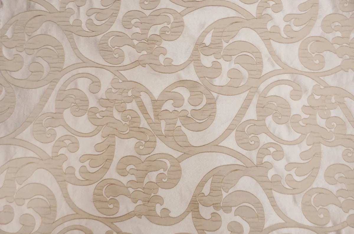Khaki Victorian Damask