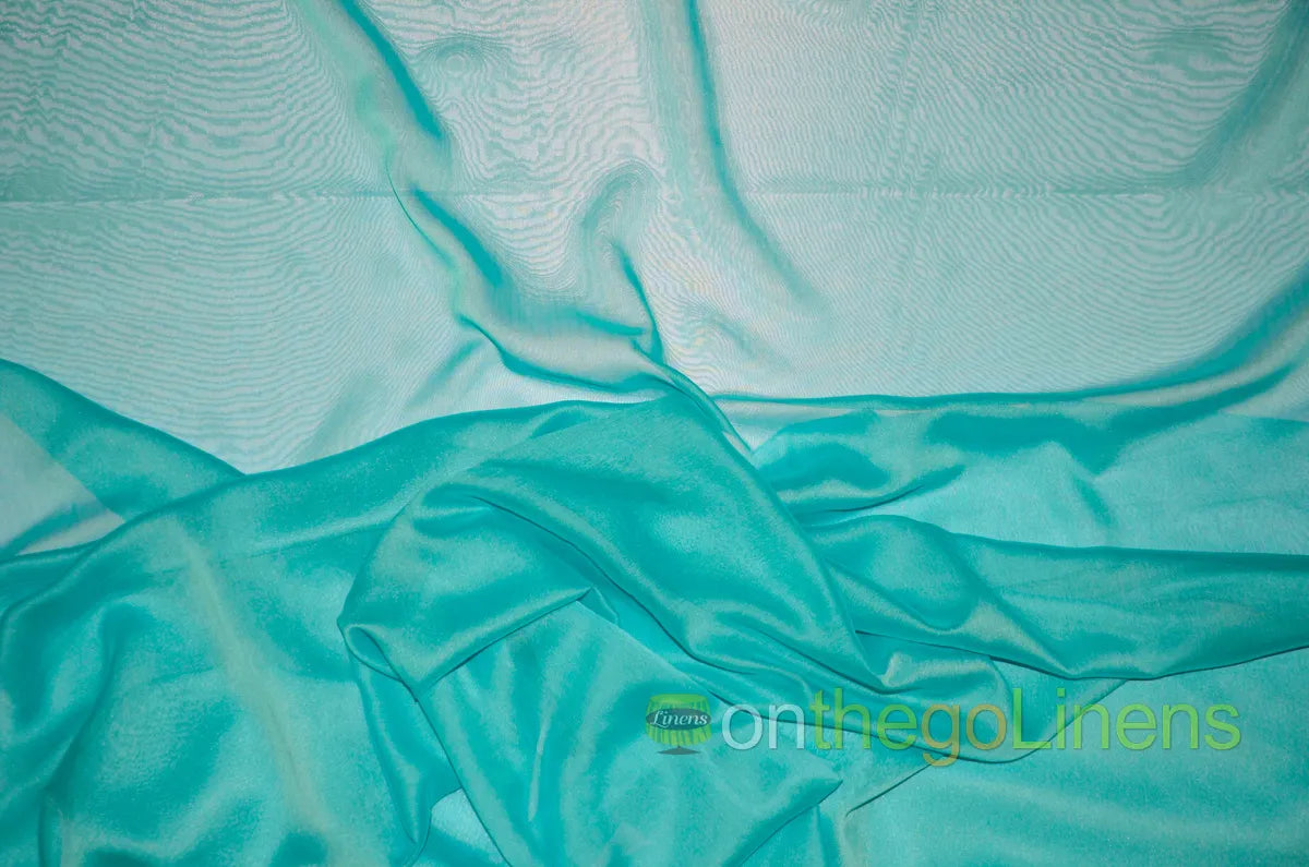 Turquoise Two Tone Chiffon