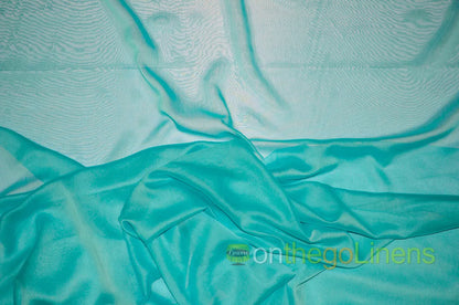Turquoise Two Tone Chiffon