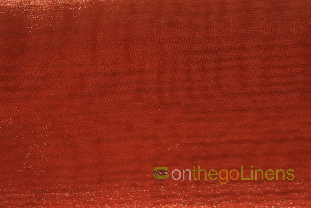 Crystal Organza Rust