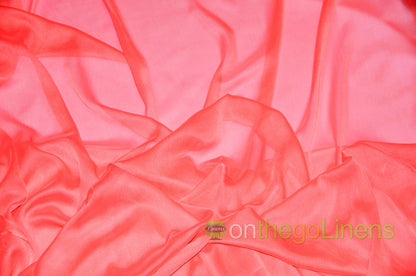 IFR Two Tone Chiffon Event Drapery Panels | Cationic Chiffon Curtains | Inherently Fire Retardant |