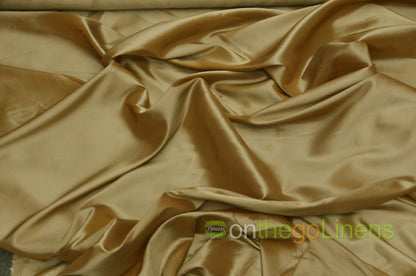 Stretch Taffeta Fabric by the Yard | Spandex Taffeta Fabric | 60" wide | Multiple Colors |