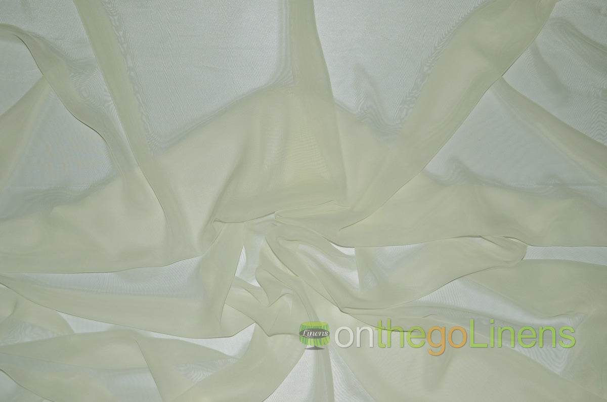 IFR Two Tone Chiffon Event Drapery Panels | Cationic Chiffon Curtains | Inherently Fire Retardant |